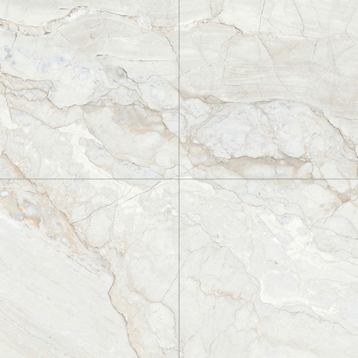 LV Granito Gravel White glossy 60×60 IND006