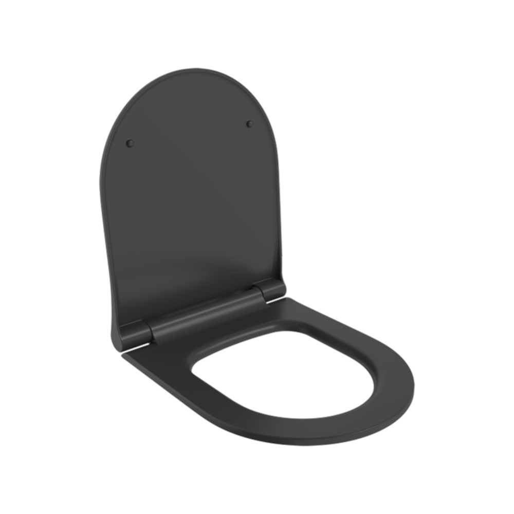 Bocchi WC daska V-TONDO Slim Soft CLOSE MAT Crna A0336-004