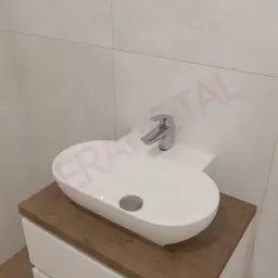 Elegant KS-560x390/125mm nadgradni lavabo