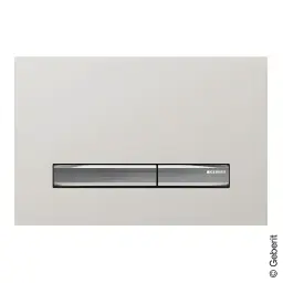 Geberit tipka Sigma 50 peščano siva/hrom 115.788.JL.2