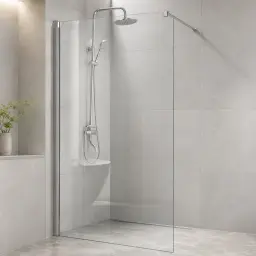 Hydrofit Tuš stena 100/200cm 8mm chrome