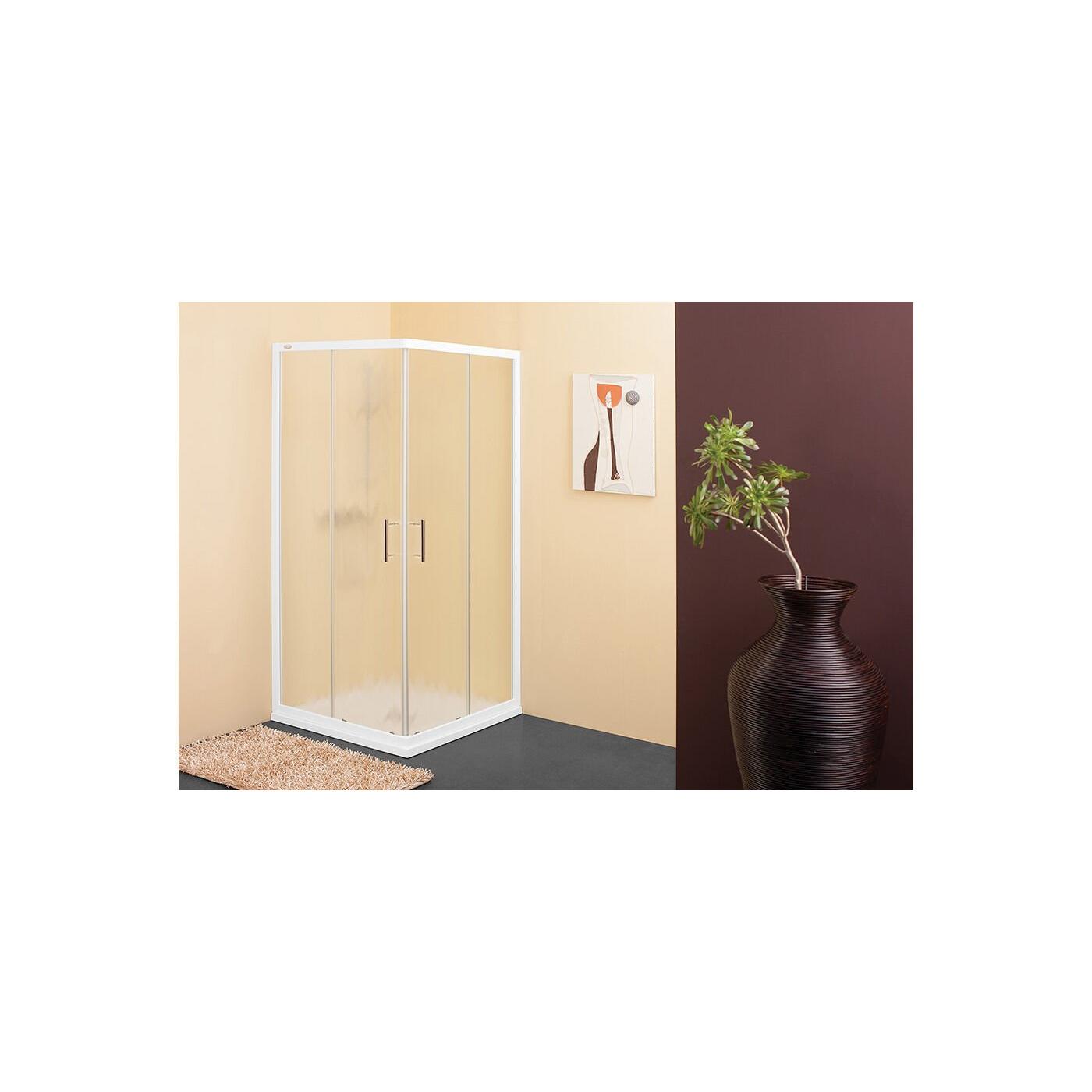 Kolpa TKK SQ Line 80x90 S/CH Bela