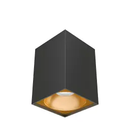 Braytron GU10 Nadgradni Spot Kvadratni Crni BH04-30111