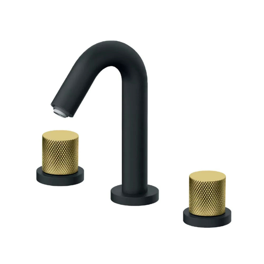 Rosan S2 Black gold podgradna za lavabo dvoručna 230301BG