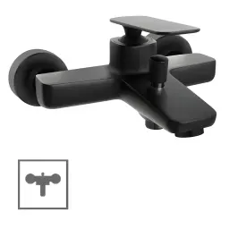 Herz Unitas baterija Zen Black U30B za kadu crna 00330B