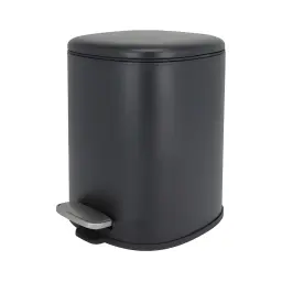 Kanta za otpatke COPEN 5L sa soft close poklopcem matt black square C-07-005-SMB