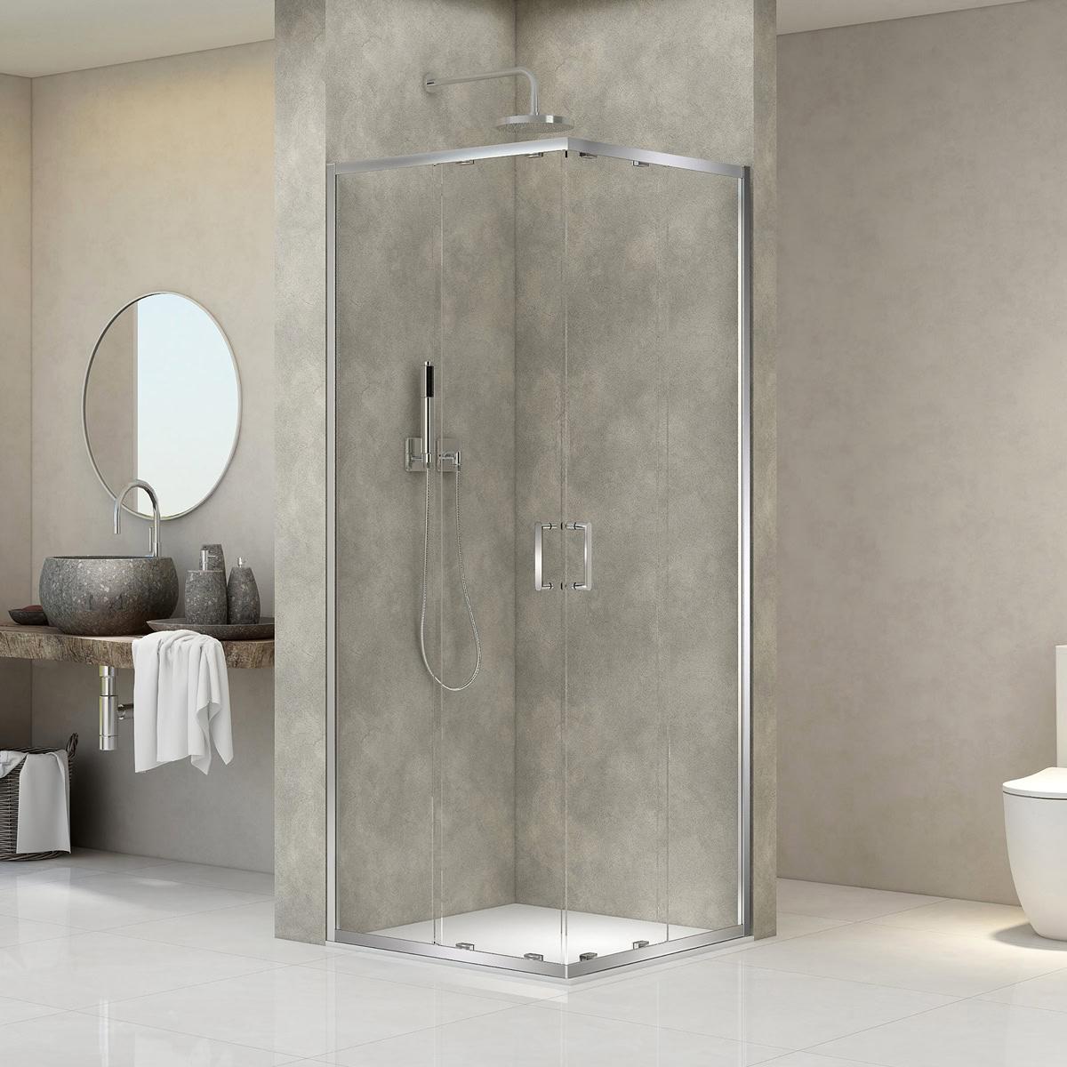 Tendenza tuš kabina 90×90 hrom/prozirna