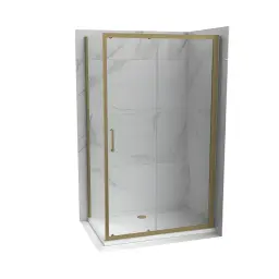 Copen tuš stena Atlas PRO 1200x1950 Brushed gold 6mm C-02-BG43120