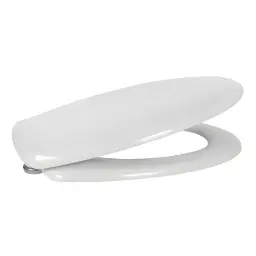 Visam WC daska KLASIK duroplast bela inox šarke