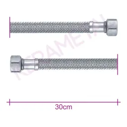 Remer Brinoks FX 3/8 3/8 FF x 30 inox