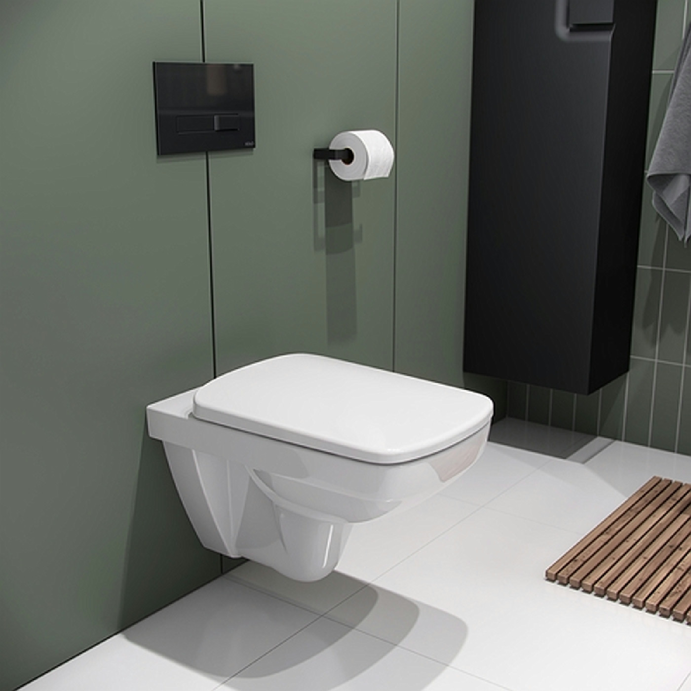 Geberit Selnova Square SET WC šolja Rimfree sa sc daskom