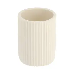 Tendance Čaša za ČETKICE 95X7CM POLIRESIN Bela 61103100