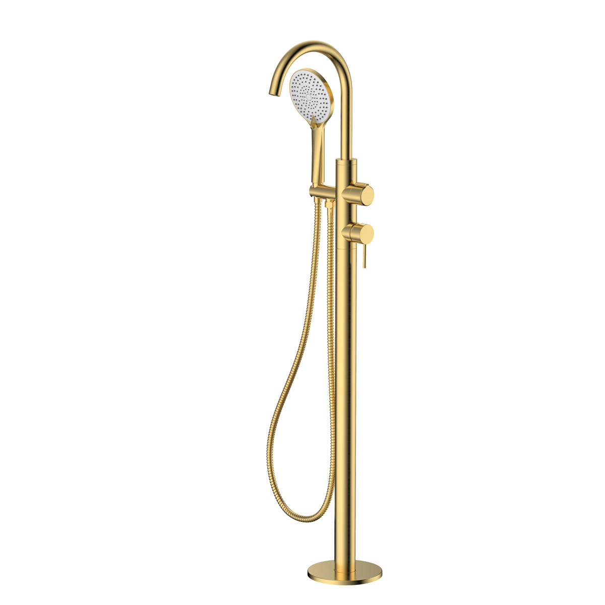 Giusta Ultima za kadu podna gold Brushed 71202GB0