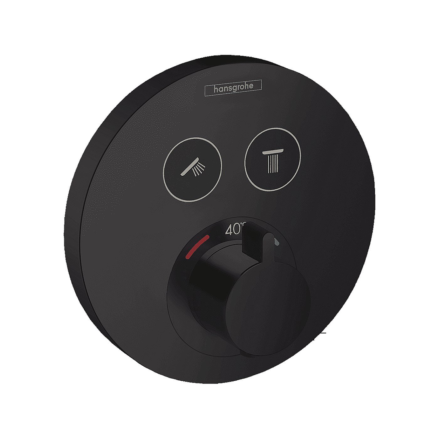 Hansgrohe ShowerSelect S termostatski mešač sa 2 funkcije matt black 15743670
