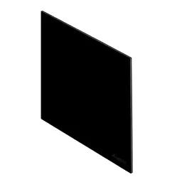 Awenta panel stakleni crni mat ø125