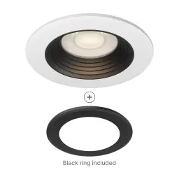 Braytron LED Spot Svetiljka 6.5W Bela/Crna CCT IP20 BD01-20181