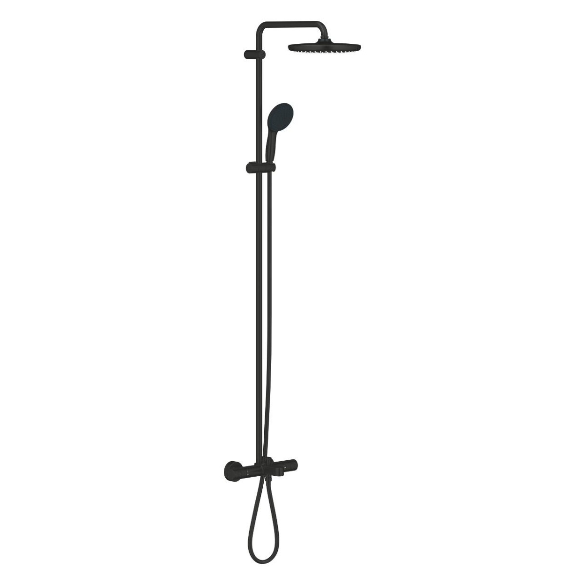 Grohe Tempesta 250 Termostatski Usponski tuš matt Black 266722431
