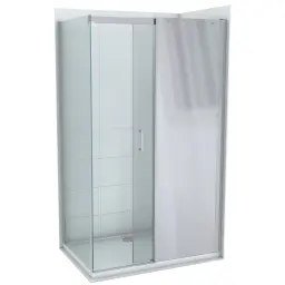 COPEN TITAN Stakleni paravan 1000×1950 staklo 8mm providno sa ogledalom C-02-5100M