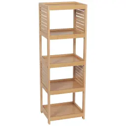 Tendance kupatilski ormarić sa 5 POLICA TRINIDAD 37X30X109CM MDF BAMBOO 9932764