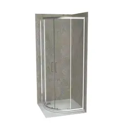 Copen Atlas Pro polukružna tuš kabina hrom, staklo 6mm providno C-02-43R800