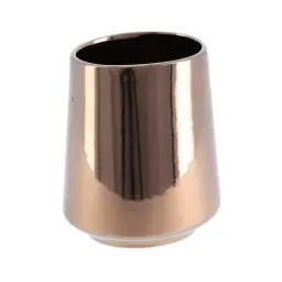 Tendance Čaša za četkice 9x7x11cm porcelan bronze efect