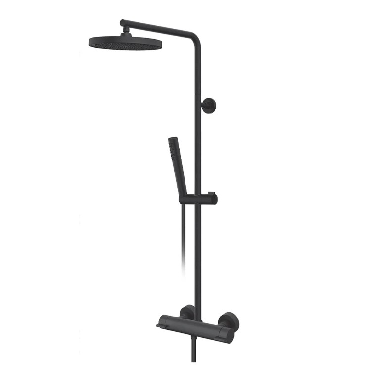 Rosan S3 Black Usponski tuš 337251B