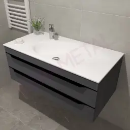 Kolpa Malaya ormarić sa umivaonikom OUM 100cm Dark gray 573630