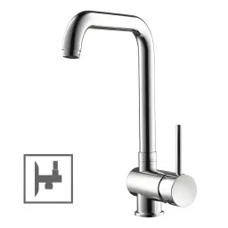 Herz Unitas baterija Fresh F31 za kuhinju 2 cevi ugaoni ventil 00132