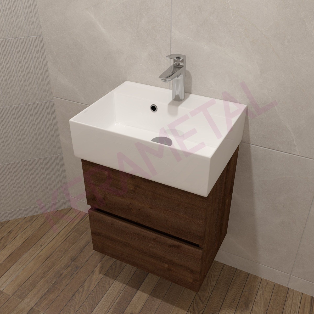 PLAZA KN-50 Donji sa umivaonikom 500x380/150mm