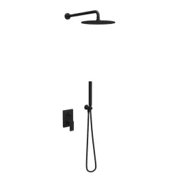 Copen Nook baterija sa tuš setom 1 mat crna C-01-114MB