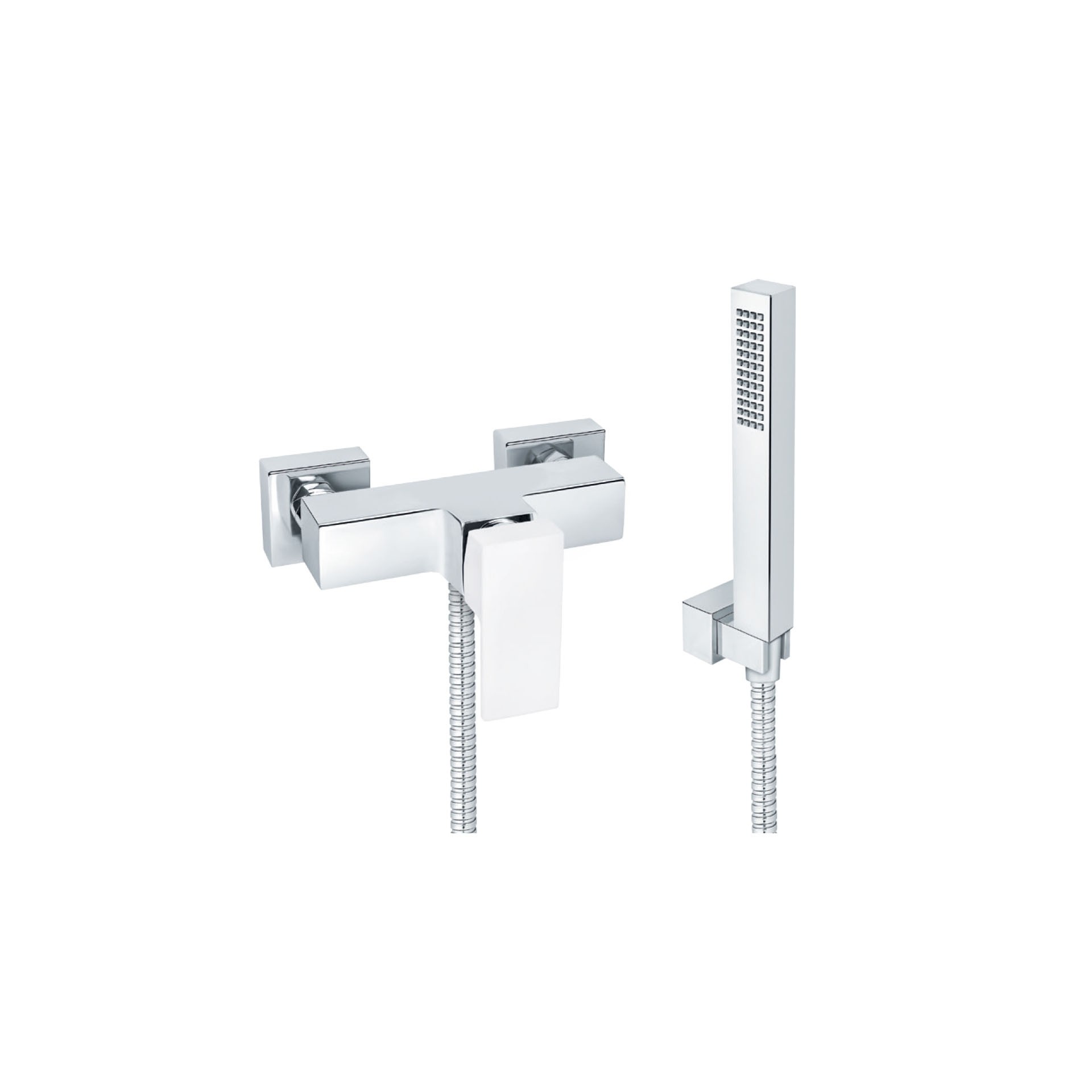 Rosan Quadro White Baterija za tuš kadu JQ37101W