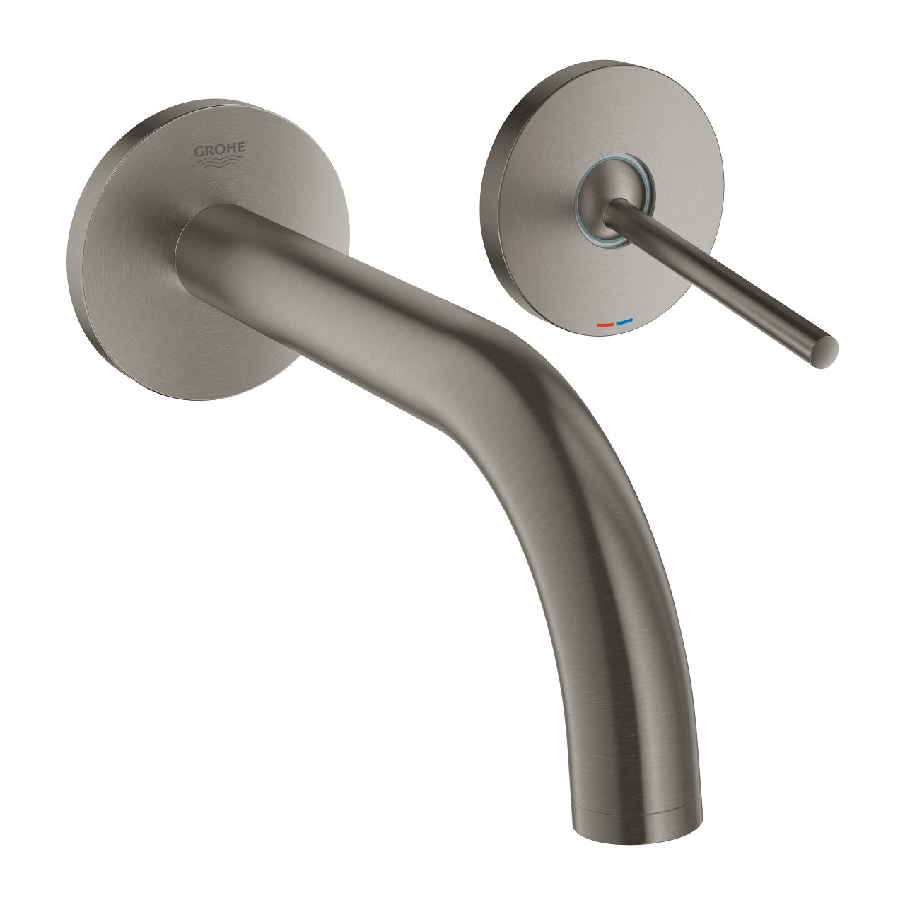 Grohe Atrio Zidna za umivaonik 185Mm Izliv Brushed Hard Graphite 19287AL3
