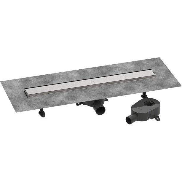 Hansgrohe Raindrain go tuš kanalica set sa rešetkom 700 brushed stainless steel + za ispunu pločicama 56272800