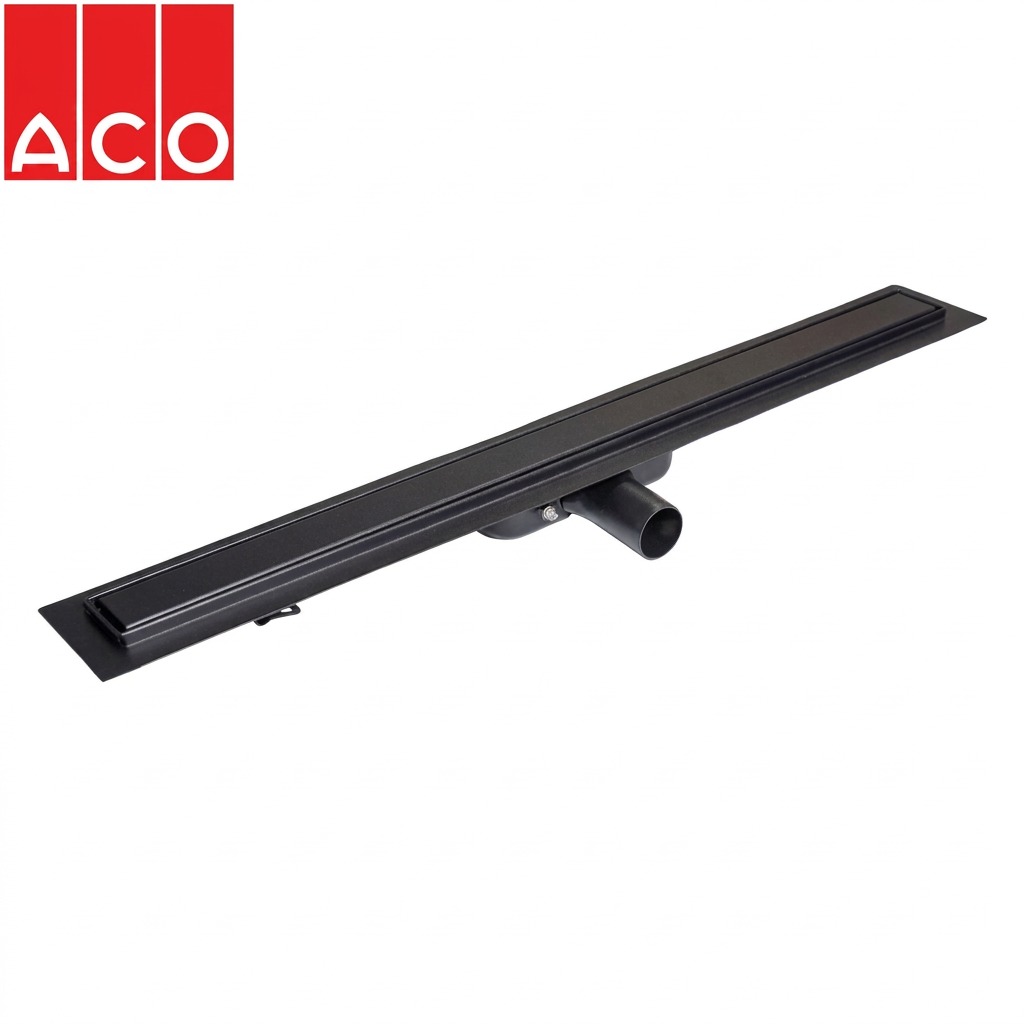 Aco ShowerDrain C Blackline tuš kanalica 1085 mm h=74mm 9010.91.12