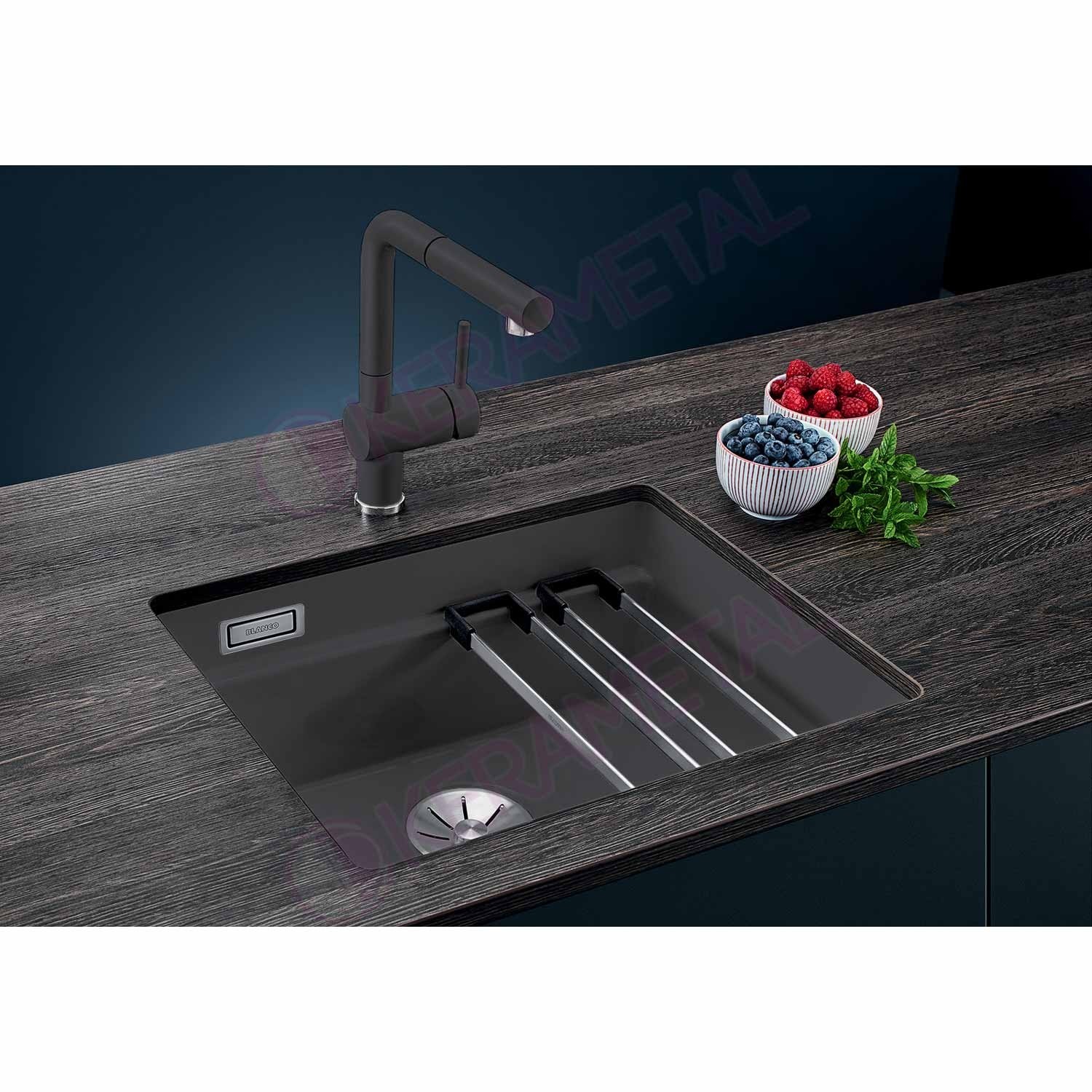 Blanco ETAGON 500-U Keramika 500x396mm bazalt 525154 podgradna