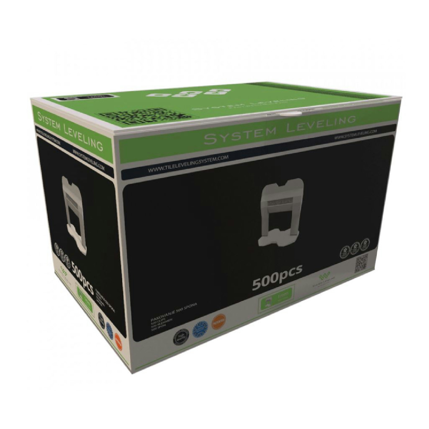 System Leveling Spone 1mm - 500kom