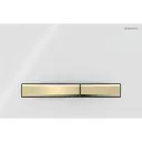 Geberit tipka Sigma50 bela/mesing 115.672.11.2