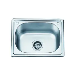 Inter Ceramic Sudopera alpaka usadna pravougaona 50x37x16,5 sifon 11cm hrom+s3