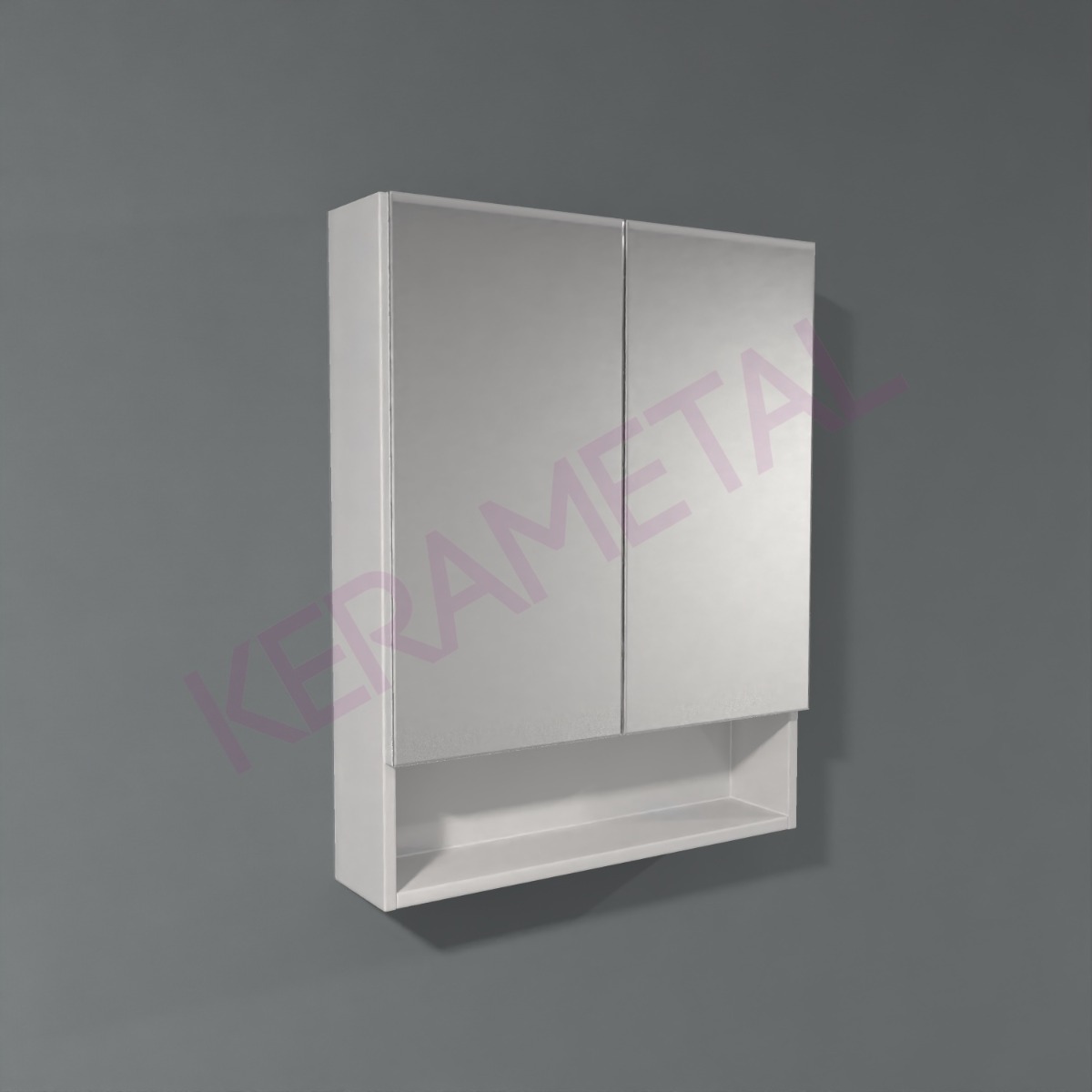 Kolpa ormarić sa ogledalom Evelin TOE 55cm Gray 562010