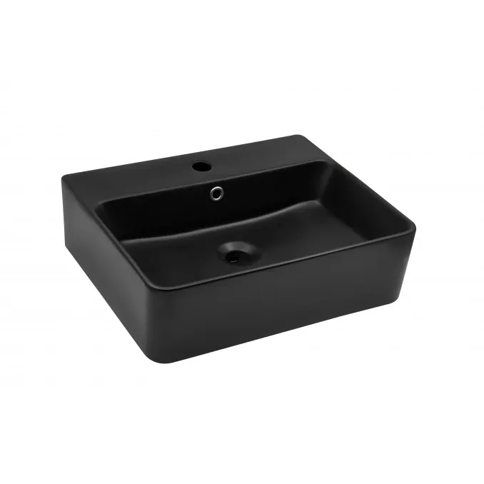 Minotti Lavabo nadgradni 525x420x155 mat crni