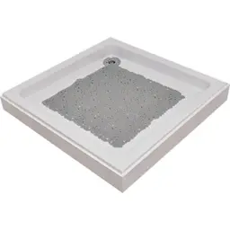 Tendance Guma za kadu bubbles 50x50cm pvc providno siva