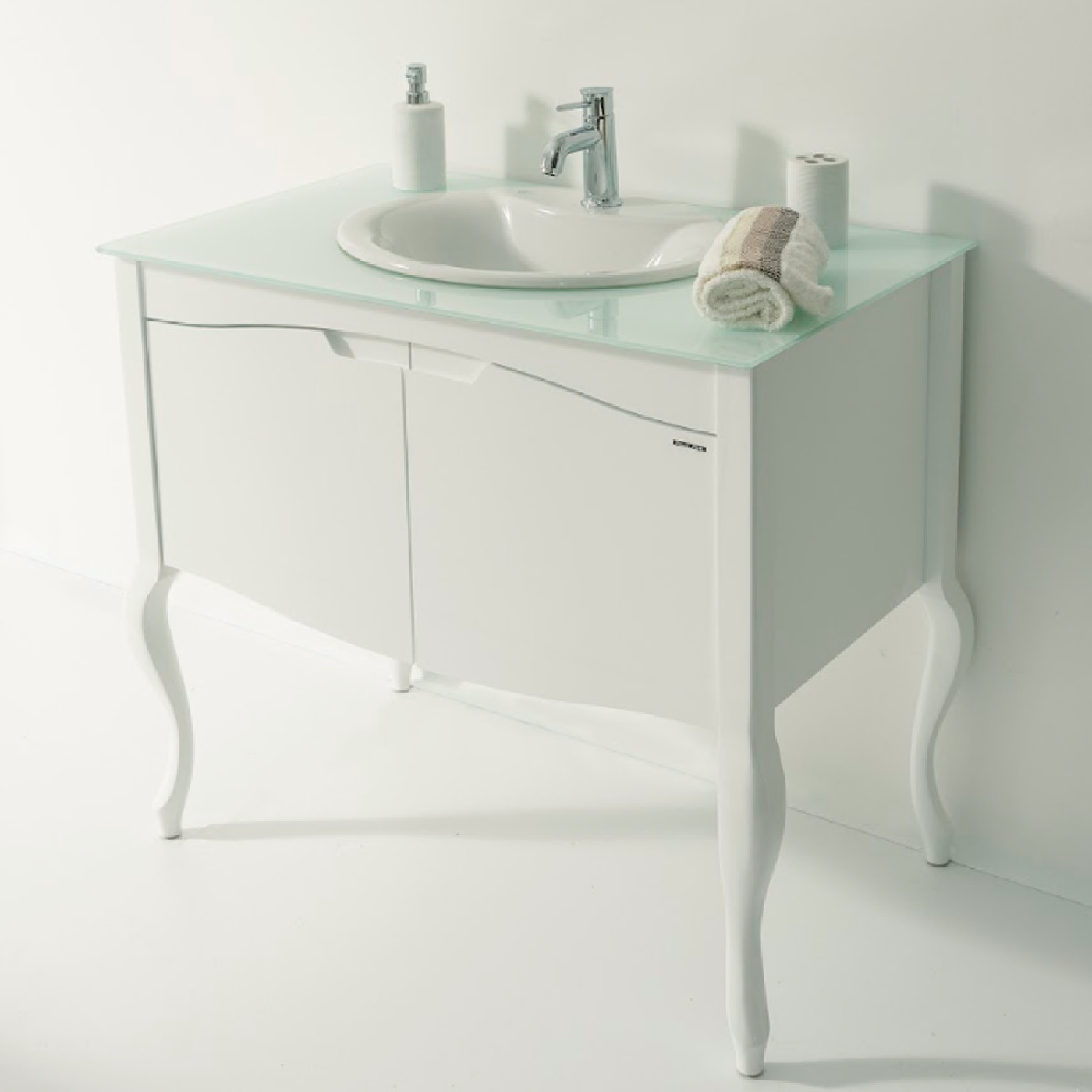 Pino Art Rustik 95 White sa umivaonikom