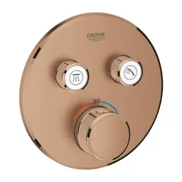 Grohe Grohtherm Smartcontrol Round Termostatski Mešač Sa 2 Funkcije Brushed Warm Sunset 29119DL0