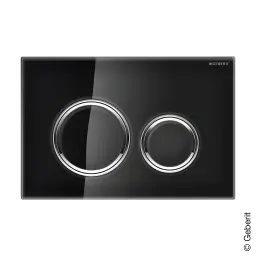 Geberit tipka Sigma 21 Crna /sjaj hrom 115.884.SJ.1