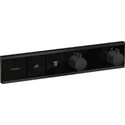 Hansgrohe Termostatski mešač RAINSELECT za 2 IZLIVA MATT/GLOSS Black 15380670