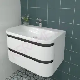 Kolpa ormarić sa umivaonikom Vittoria OUV 80cm White 547020