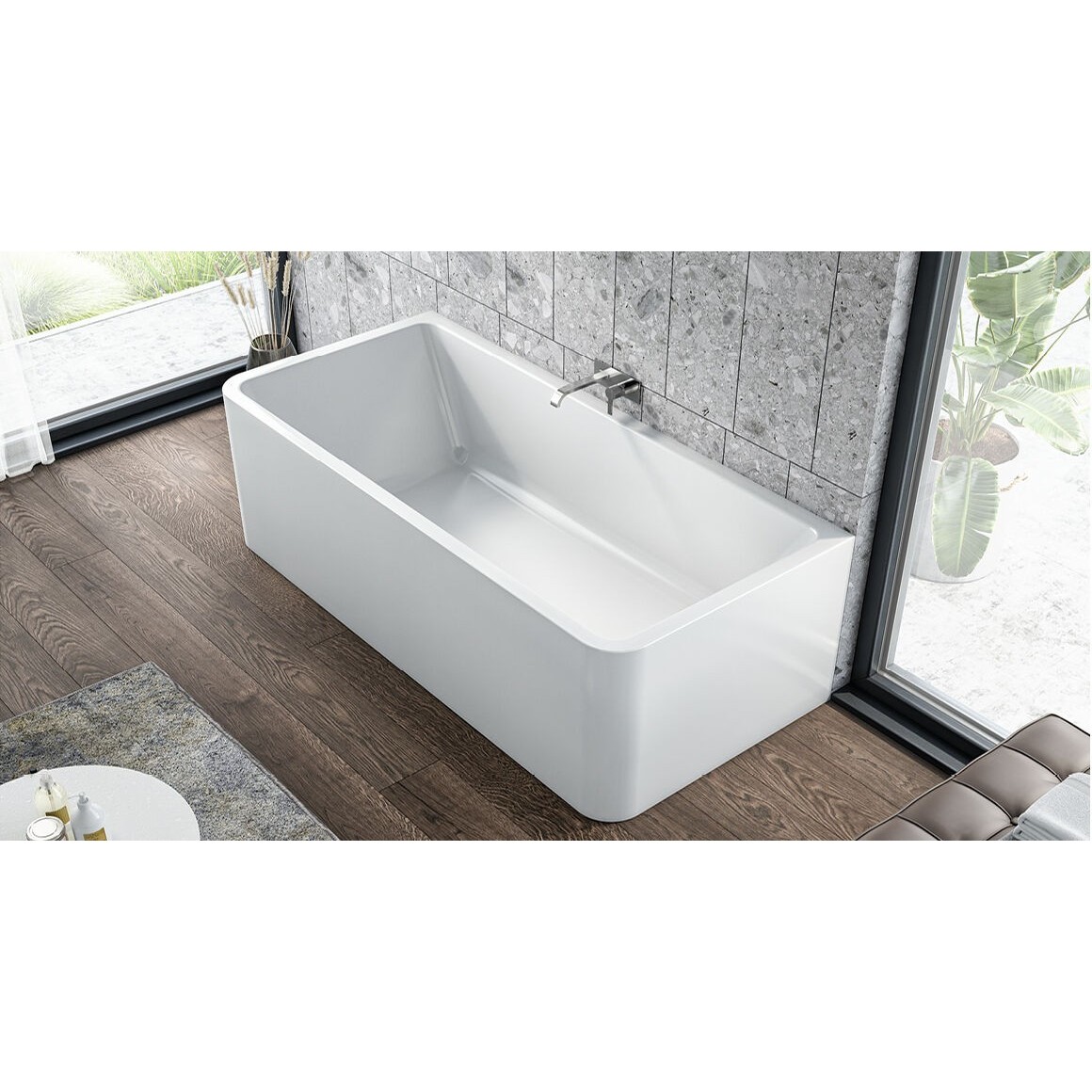 Kolpa Samostojeća kada Elektra-SP 175x75+Preliv White 513490
