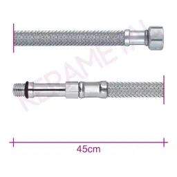Remer brinoks DUGI M10-3/8F-45cm INOX