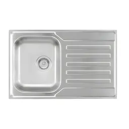 Metalac Nera 1D Inox sudopera-univerzalna fi 90 dubina korita 19cm 790 x 500 149770