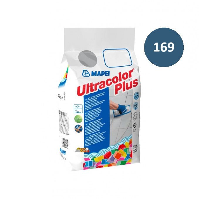 Mapei Ultracolor Plus 169 Čelik plava 5 kg